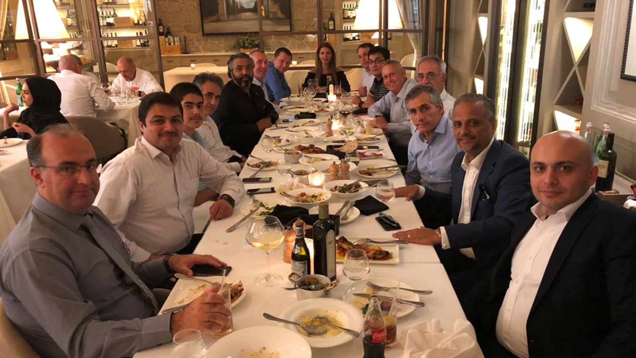 DHL Dinner with MENA team Dubai 2018